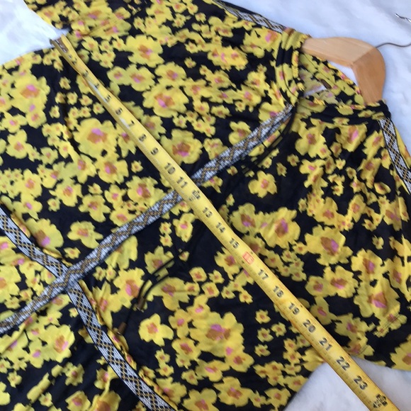 Free People love letter floral oversized top/tunic - Picture 9 of 9